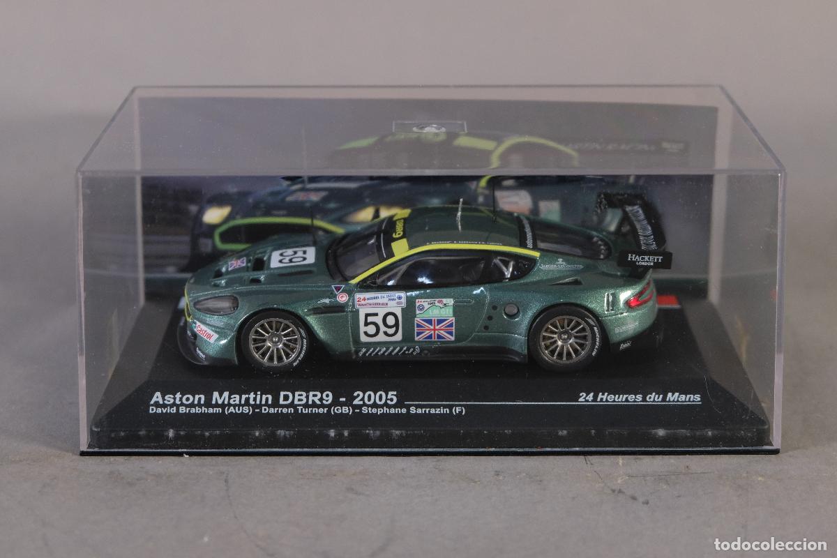 Coches a escala: R&eacute;plica coche de carreras Aston Martin DBR9 2005 - ALTAYA escala 1:43