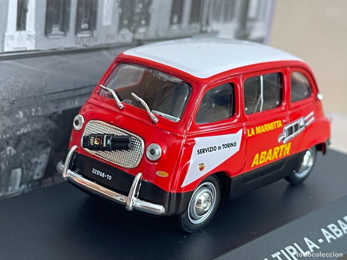Coches a escala: Coche Furgoneta FIAT 750 Multipla Abarth 1960 La Marmita Servizio Torino 1:43 diecast metal car 1/43