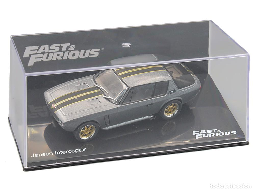 Coches a escala: Coche cl&aacute;sico JENSEN INTERCEPTOR - 1971 - FAST & FURIOUS (Escala 1:43) Letty Ortiz, americano, n20