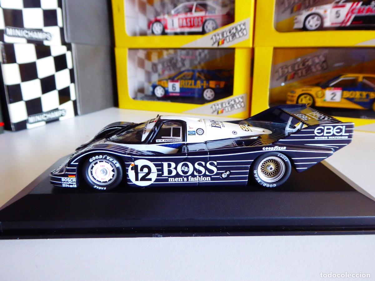 Coches a escala: 1/43 Minichamps Porsche 956 K BOSS Ebel 1983 K. Rosberg