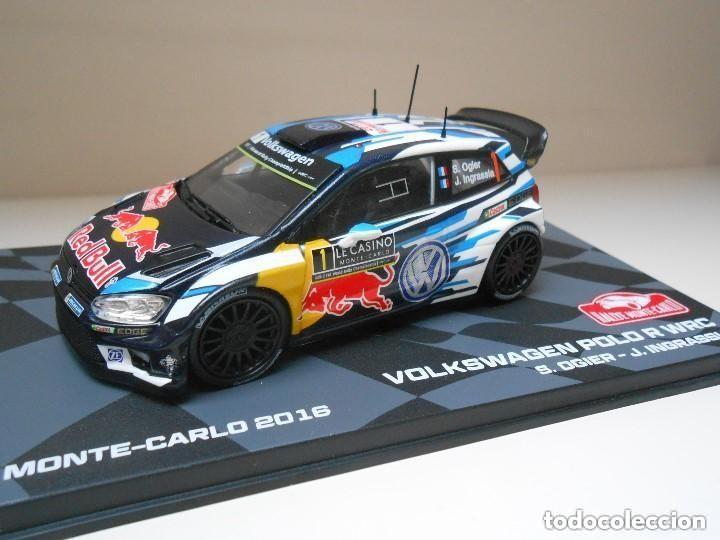Coches a escala: 1/43 COCHE VOLKSWAGEN POLO R WRC OGIER INGRASSIA RALLYE MONTECARLO 1:43 CAR MODEL RALLY RED BUL
