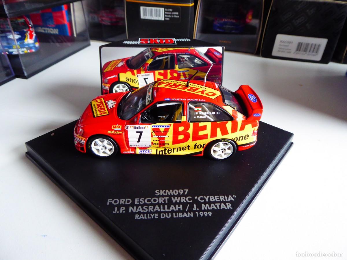 Coches a escala: 1/43 Vitesse Skid Ford Escort WRC Cyberia Rallye du Liban 1999 J.P. Nasrallah