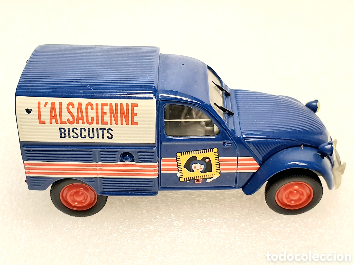 Coches a escala: CITRO&Euml;N 2CV FURGONETA *** BISCUITS L`ALSACIENNE