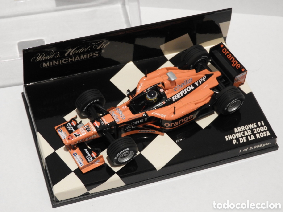 Coches a escala: Minichamps Arrows F1 Showcar 2000 - Pedro de la Rosa (Edici&oacute;n Limitada)