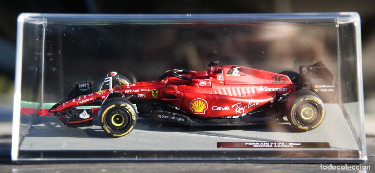 Coches a escala: FERRARI FORMULA 1 F1-75 2022 FORMULA ONE TEAM CHARLES LECLERC ESCALA 1/43 DE SALVAT EN CAJA