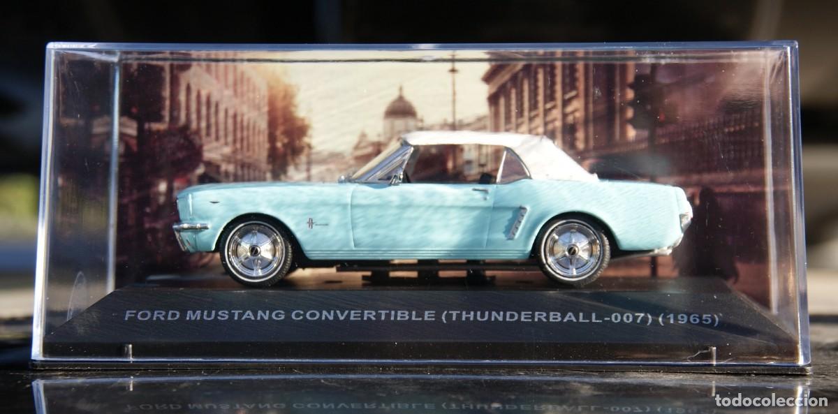 Coches a escala: FORD MUSTANG CONVERTIBLE (THUNDERBALL-007) 1965 ESCALA 1/43 DE ALTAYA EN SU CAJA