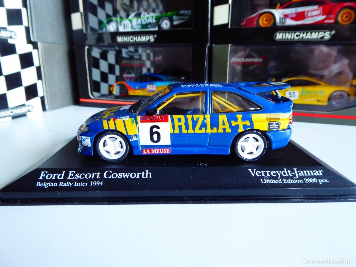 Coches a escala: 1/43 Minichamps Ford Escort RS Cosworth Rizla #6 Belgian Rally Inter 1994 Verreydt