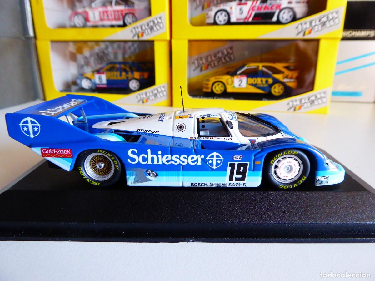 Coches a escala: 1/43 Minichamps Porsche 956 K Schiesser #19 1000 Km SPA 1985 S. Bellof