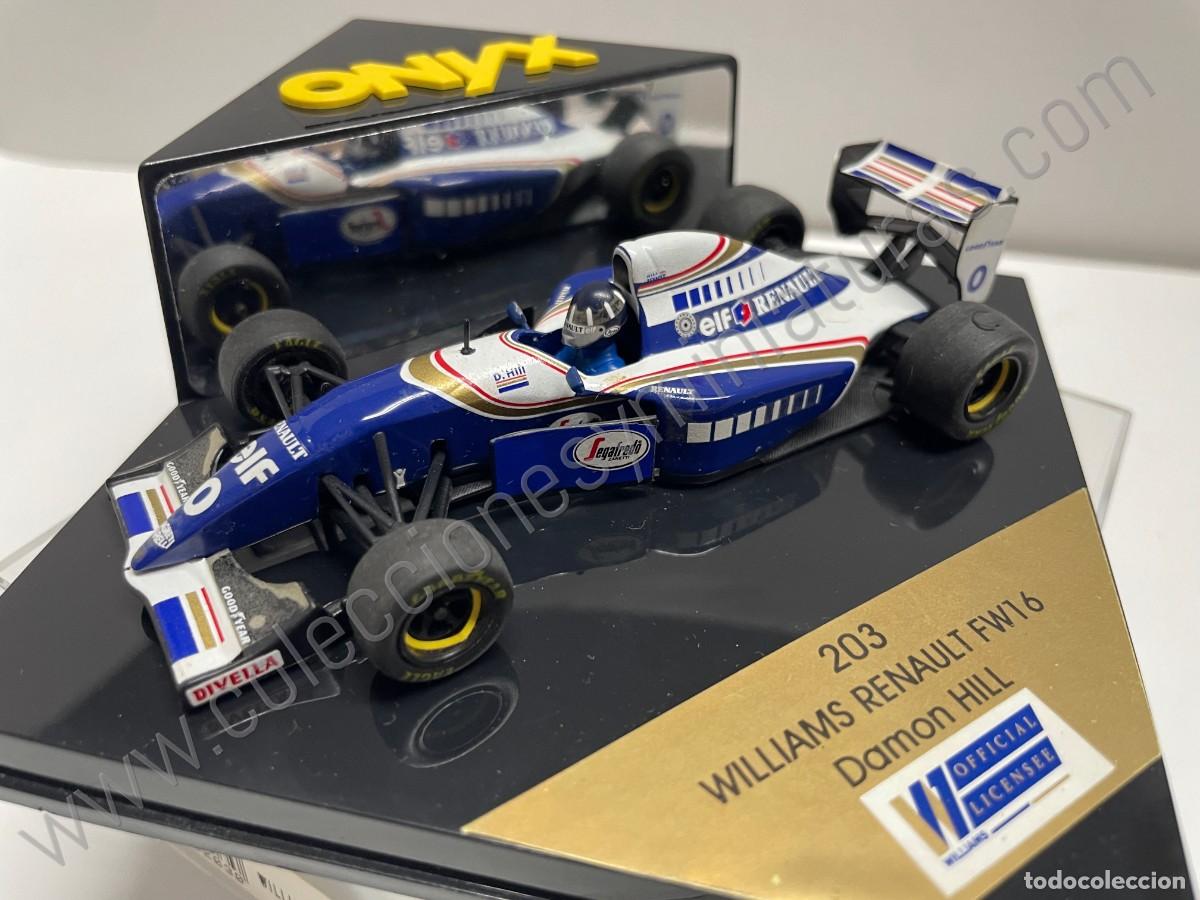 Coches a escala: Williams Renault FW16 - Damon Hill / Onyx 203 (Escala 1:43) Coche de Formula 1, F-1, F1, Vitesse