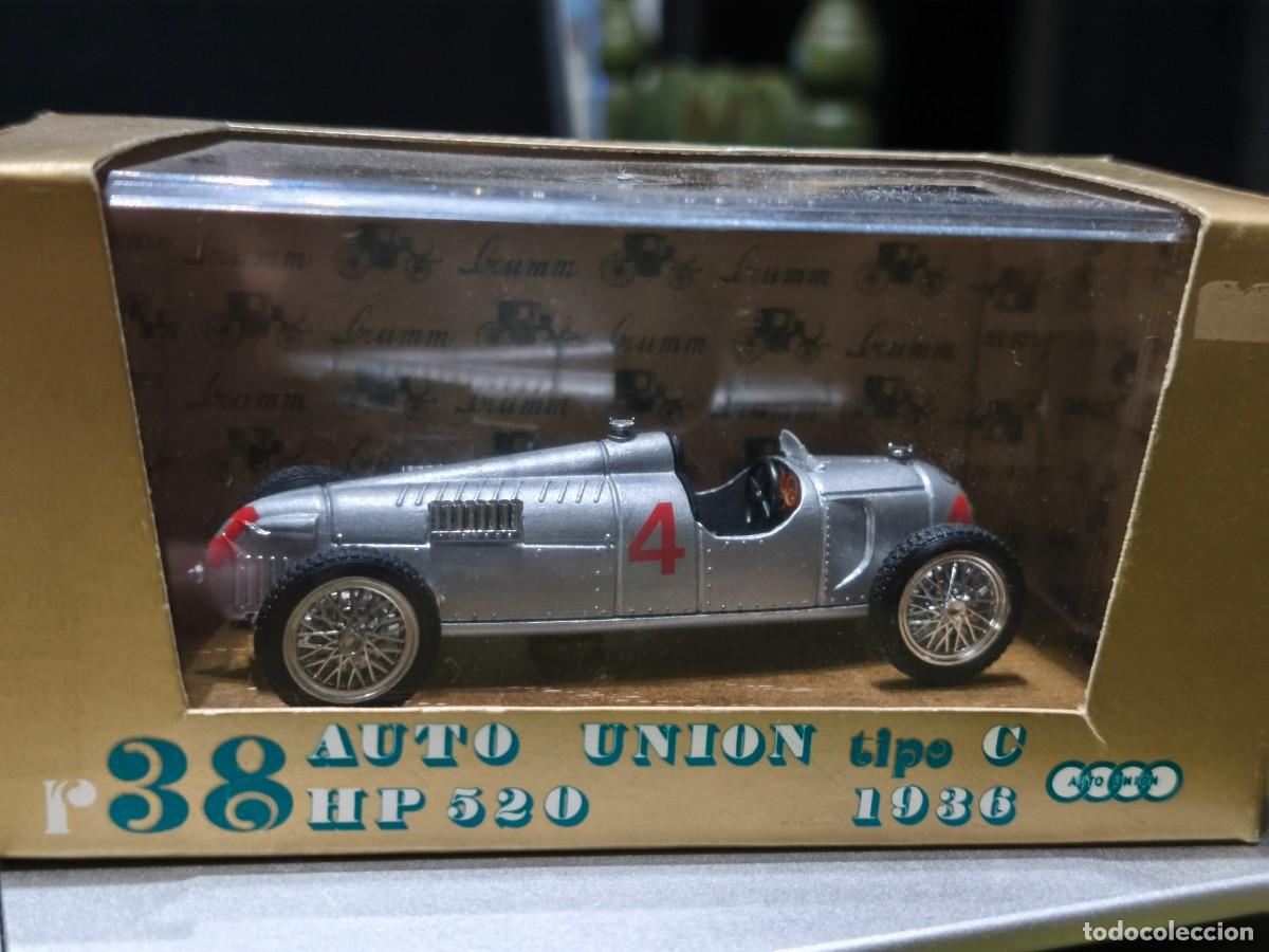 Coches a escala: Auto Union Tipo C.(1936) Brumm Serie Oro. R 38. Escala 1/43.