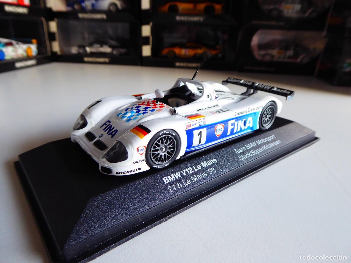 Coches a escala: 1/43 Minichamps BMW V12 LM Fina Genuine Official BMW Motorsport #1 24H Le Mans 1998 Dealer Edition