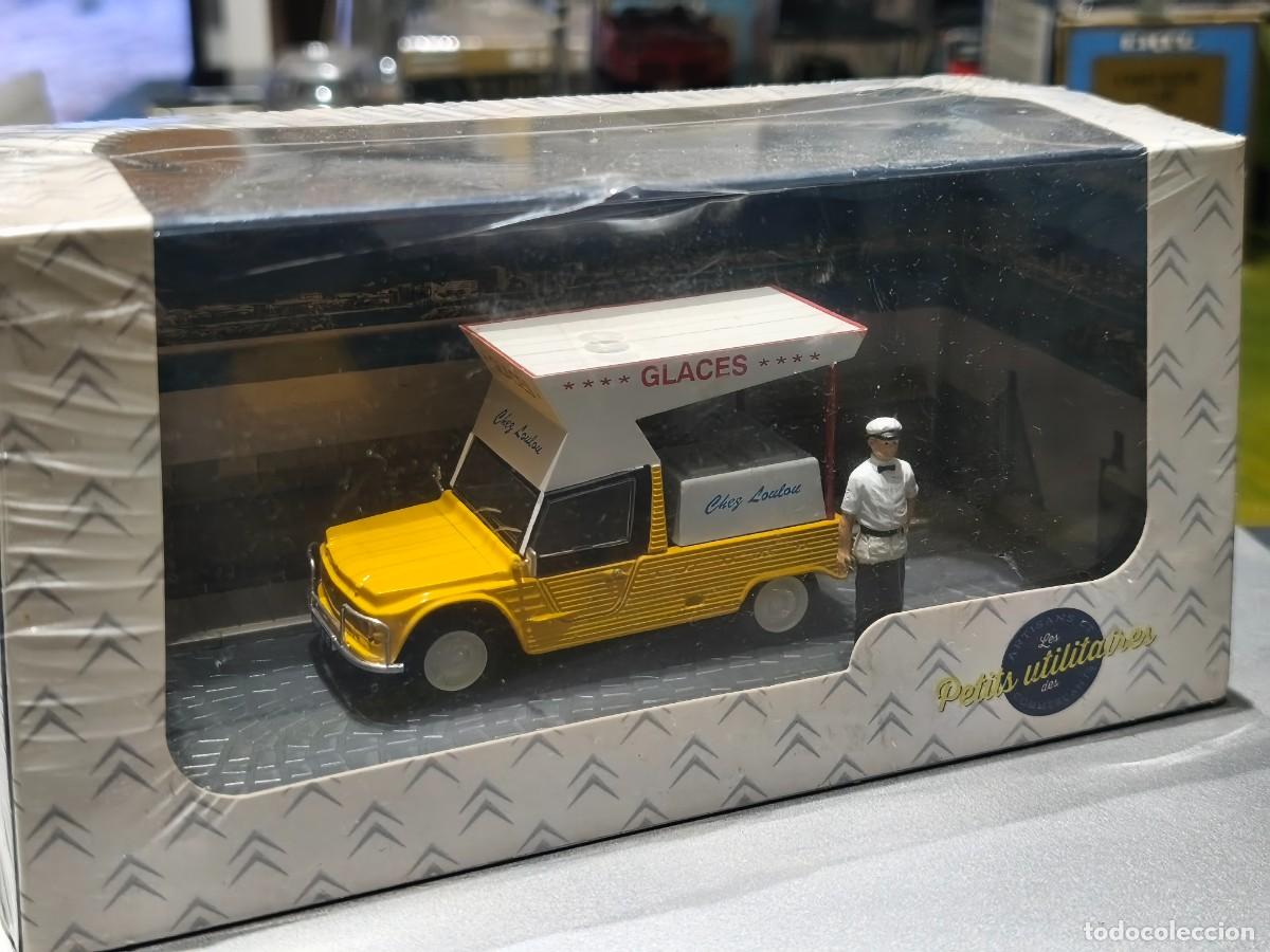 Coches a escala: Citro&euml;n Mehari.Marchand de Glaces. 1/43. Altas.Les petits utilitaires des artisans et commer&ccedil;ants.