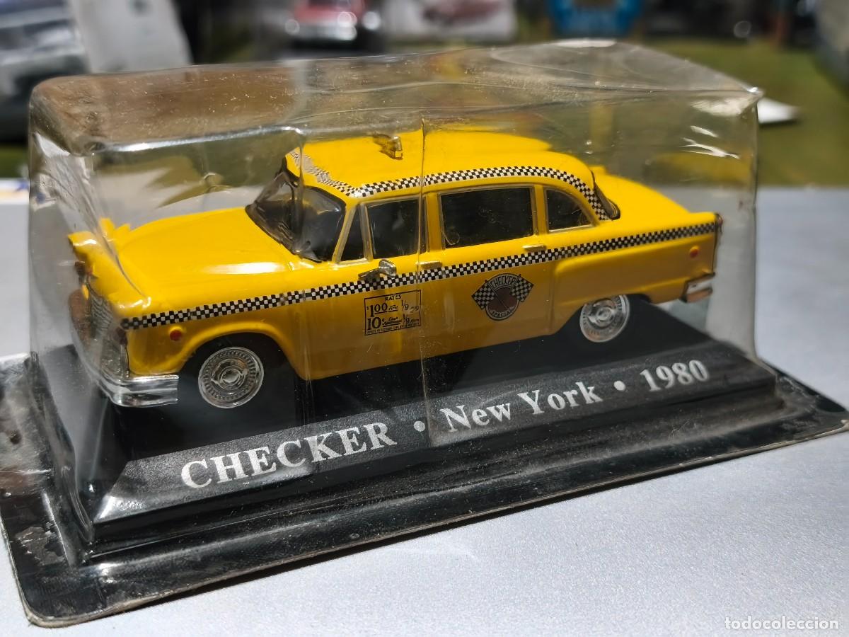 Coches a escala: Checker Taxi New York (1980). Escala 1/43.