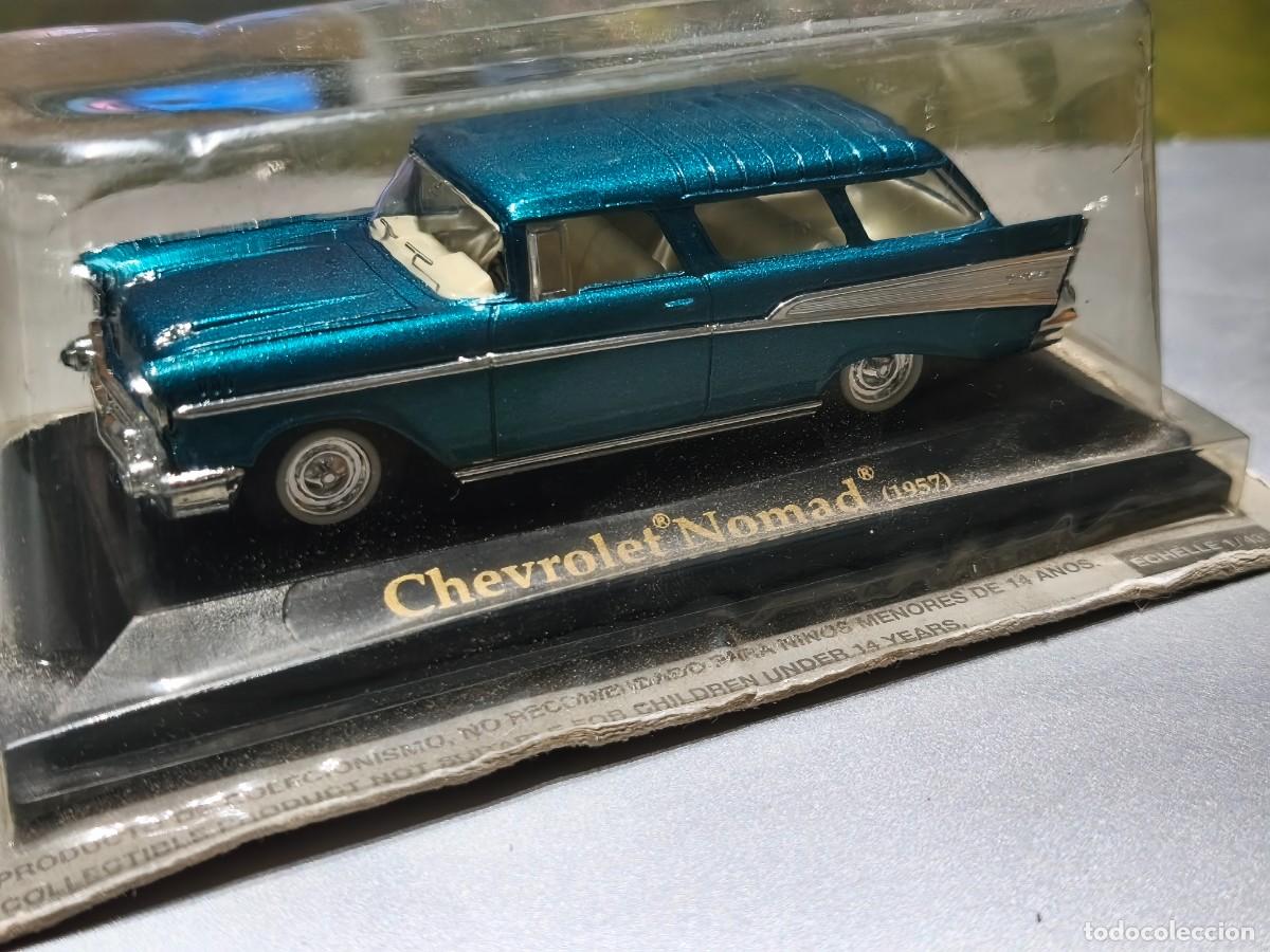 Coches a escala: Chevrolet Nomad (1957). Escala 1/43. YAT-MING YM94203BL