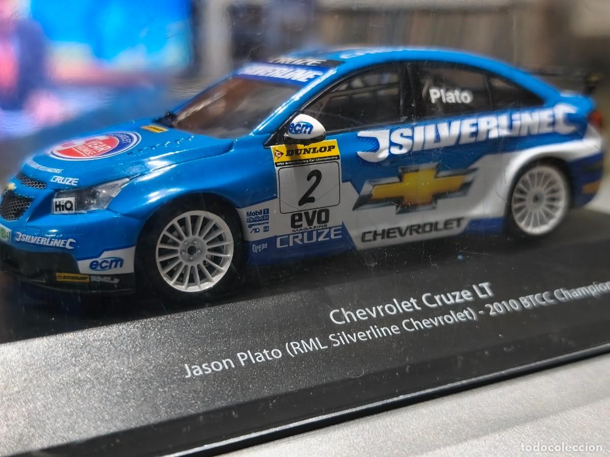 Coches a escala: Chevrolet Cruze LT. Jason Plato.RML Silverline Chevrolet. 2010 BTCC Champion. Escala 1/43.