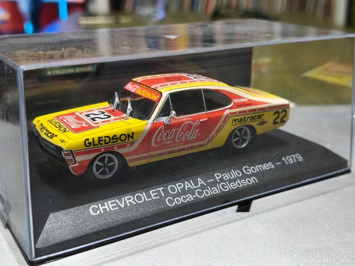 Coches a escala: Chevrolet Opala .Paulo Gomes. (1979). Coca-Cola / Gledson. Escala 1/43. Stock Car. Altaya.