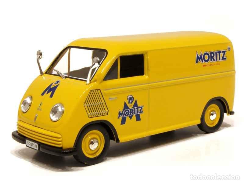 Coches a escala: DKW F89 L Cervezas MORITZ - Camioneta comercial de reparto (Escala 1/43) Nueva en su vitrina. F89L