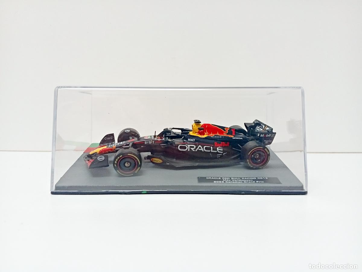 Coches a escala: ORACLE RED BULL RACING RB19 MAX VERSTAPPEN 2023 CANADIAN GRAND PRIX COCHE 1:43 F1 FORMULA 1 SALVAT