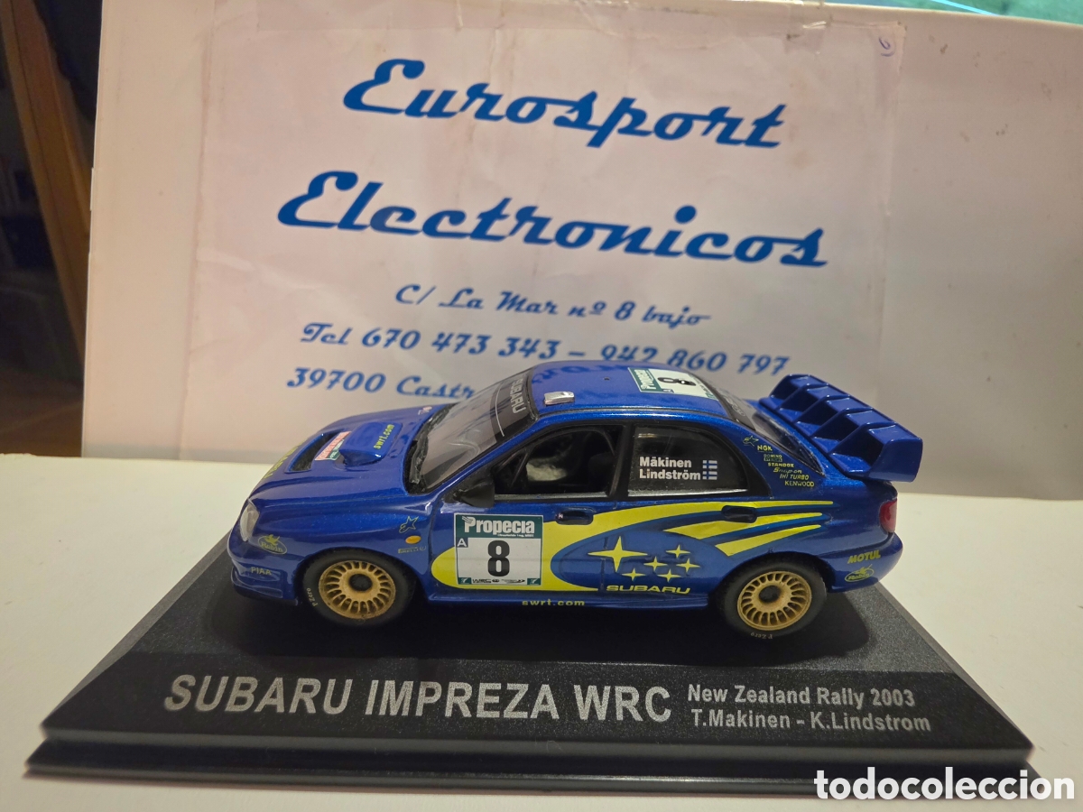 Coches a escala: Subaru impreza WRC 2003 escala 1/43