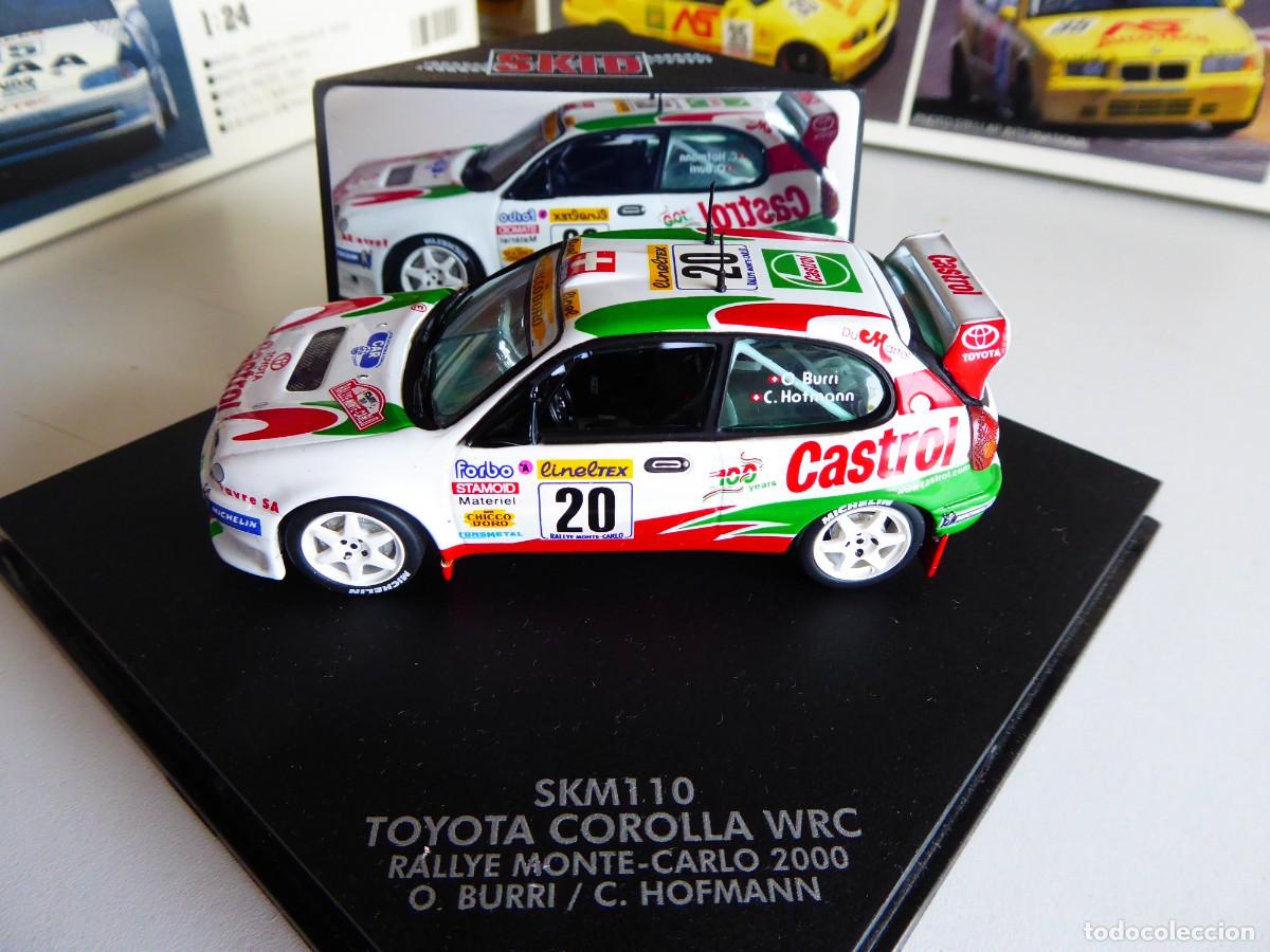 Coches a escala: 1/43 Vitesse Skid Toyota Corolla WRC Castrol #20 8th Rallye Monte Carlo 2000 Burri Hofmann