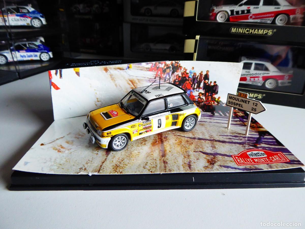 Coches a escala: 1/43 Vitesse Skid Renault 5 Turbo Elf Official #9 Winner Rallye Monte Carlo 1981 Ragnotti Diorama Ed