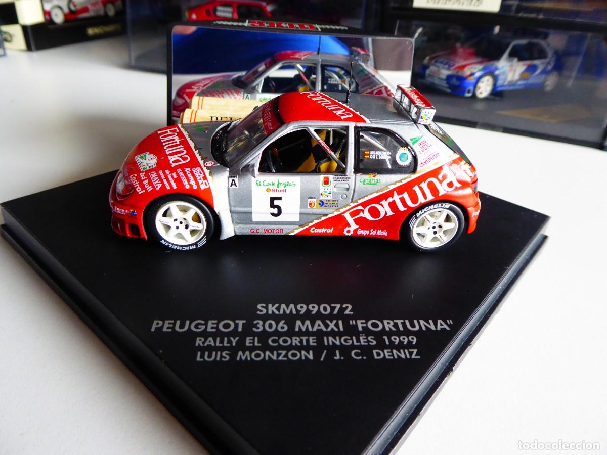 Coches a escala: 1/43 Vitesse Skid Peugeot 306 Maxi #5 Fortuna Rally el Corte Ingl&eacute;s 1999 Monzon