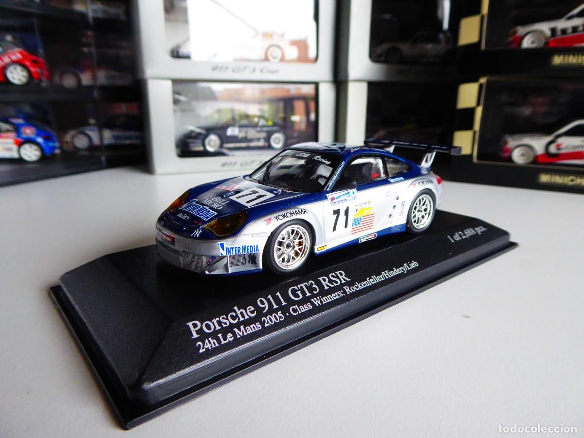 Coches a escala: 1/43 Minichamps Porsche 911 GT3 RSR NY Alex Job Racing #71 Winner 24H Le Mans 2005