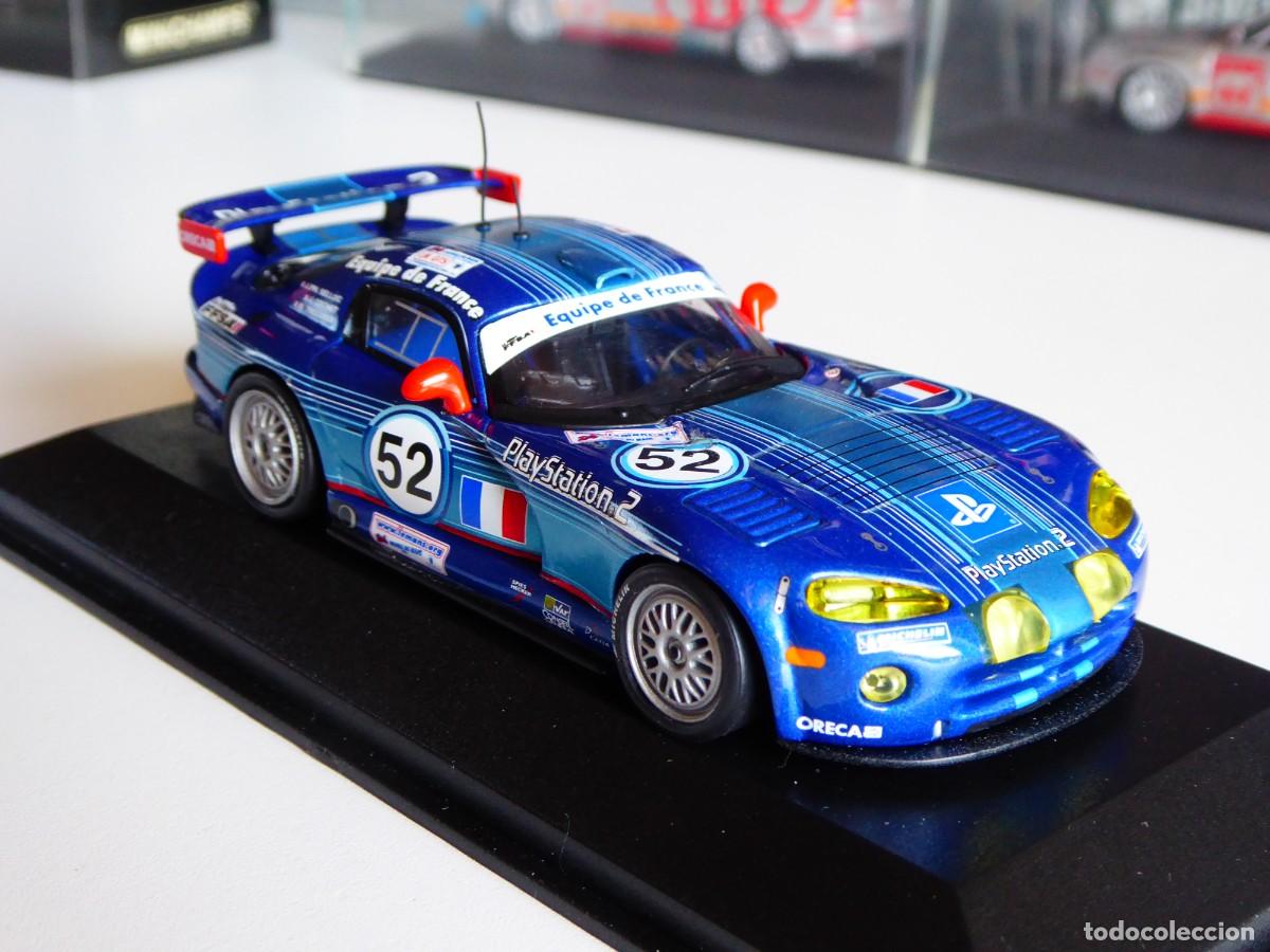Coches a escala: 1/43 Minichamps Dodge Chrysler Viper GTS-R Playstation 2 Team Oreca #52 24H Le Mans 2002