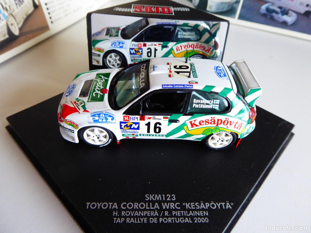 Coches a escala: 1/43 Vitesse Skid Toyota Corolla WRC #16 Kesapoyta Tap Rallye de Portugal 2000 Rovanpera