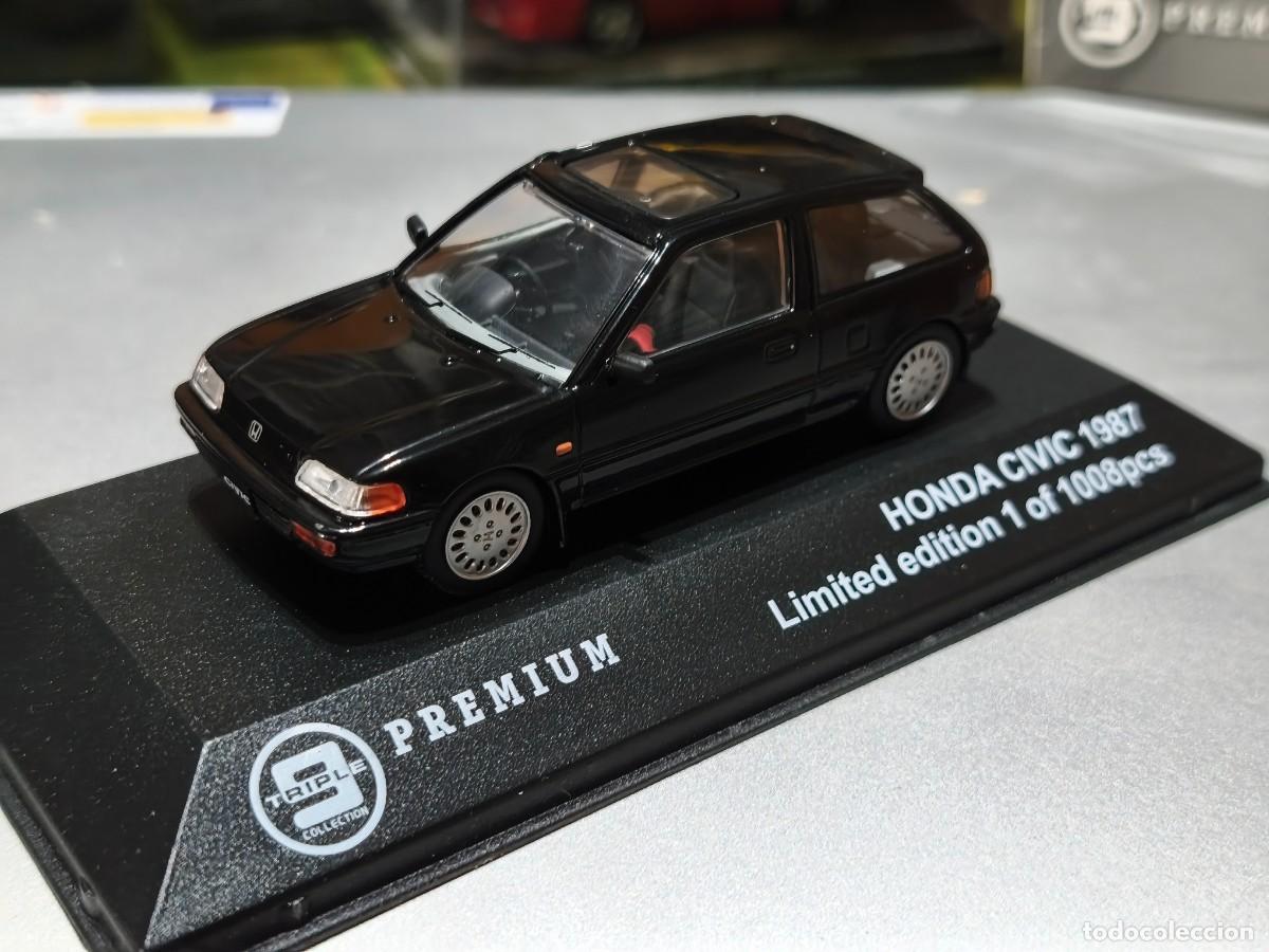 Coches a escala: Honda Civic 1987. Limited Edition 1 de 1008. Triple 9 Collection . Premium T9P-10004. Escala 1/43.