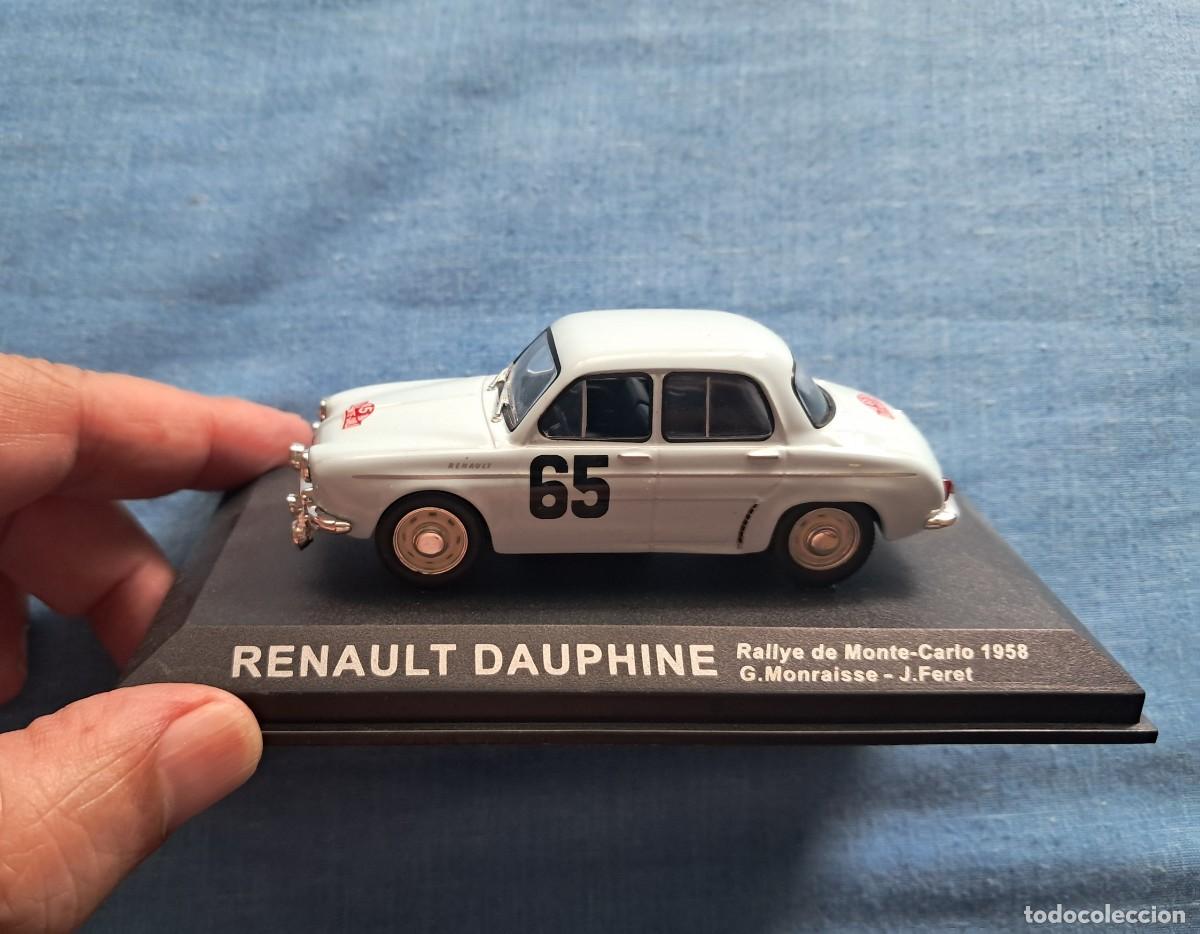 Coches a escala: RENAULT DAUPHINE RALLIE DE MONTE-CARLO 1958 DE SALVAT EN ESCALA 1:43