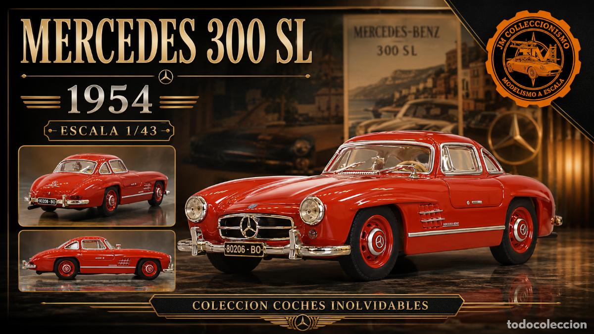 Coches a escala: Mercedes 300 SL 1954