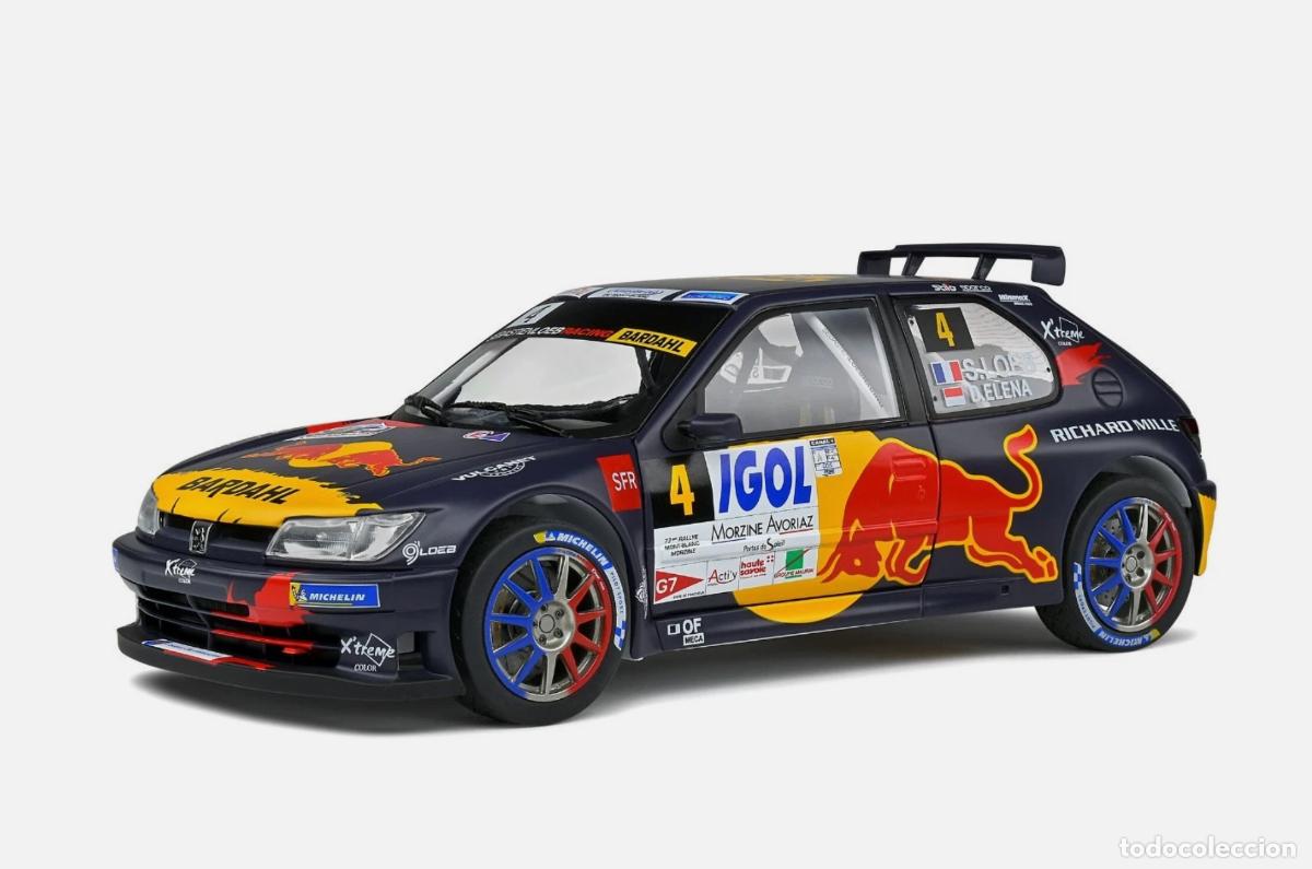 Coches a escala: Peugeot 306 Maxi - Rallye Montblanc, 2021 -S. Loeb / D. Elena (Escala 1:43) Vencedores de rally. New