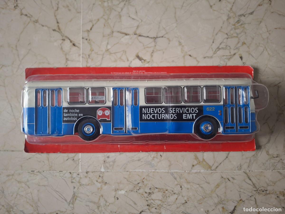Coches a escala: Autobus Pegaso 6035 EMT de Madrid a 1/43 de Hachette