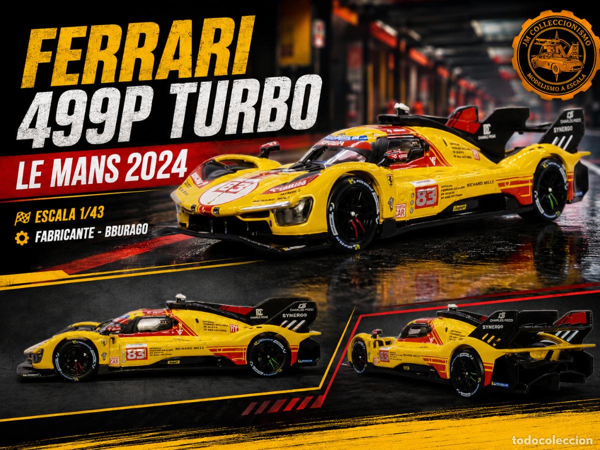 Ferrari 499P Turbo Le Mans 2024 #83