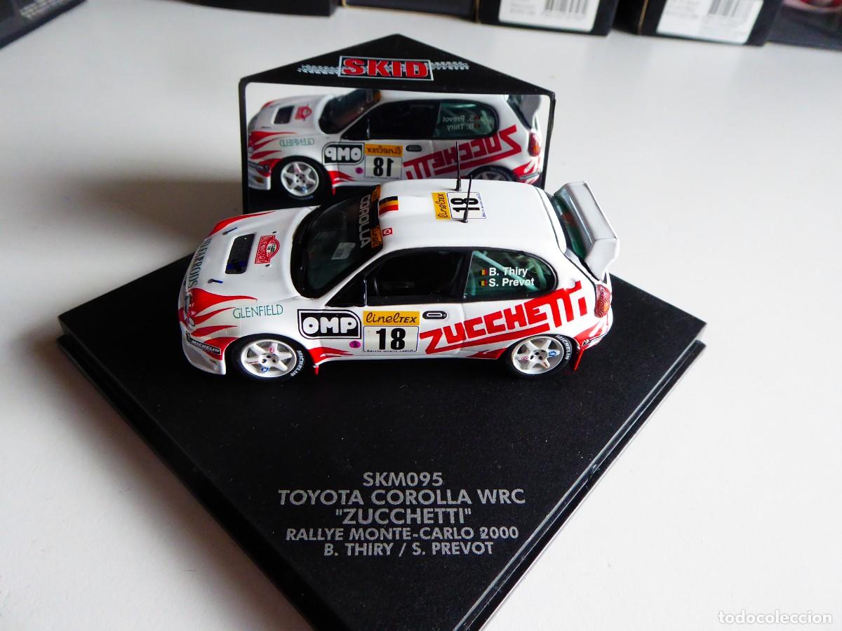 Coches a escala: 1/43 Vitesse Skid Toyota Corolla WRC Zucchetti HF Grifone #18 Monte Carlo 2000 Thiry Prevot