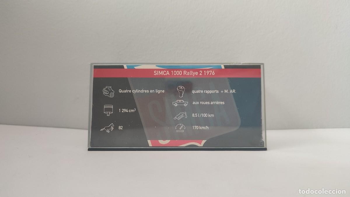 Coches a escala: Simca 1000 Rallye 2 - 1976 (1:43) - Foto 4