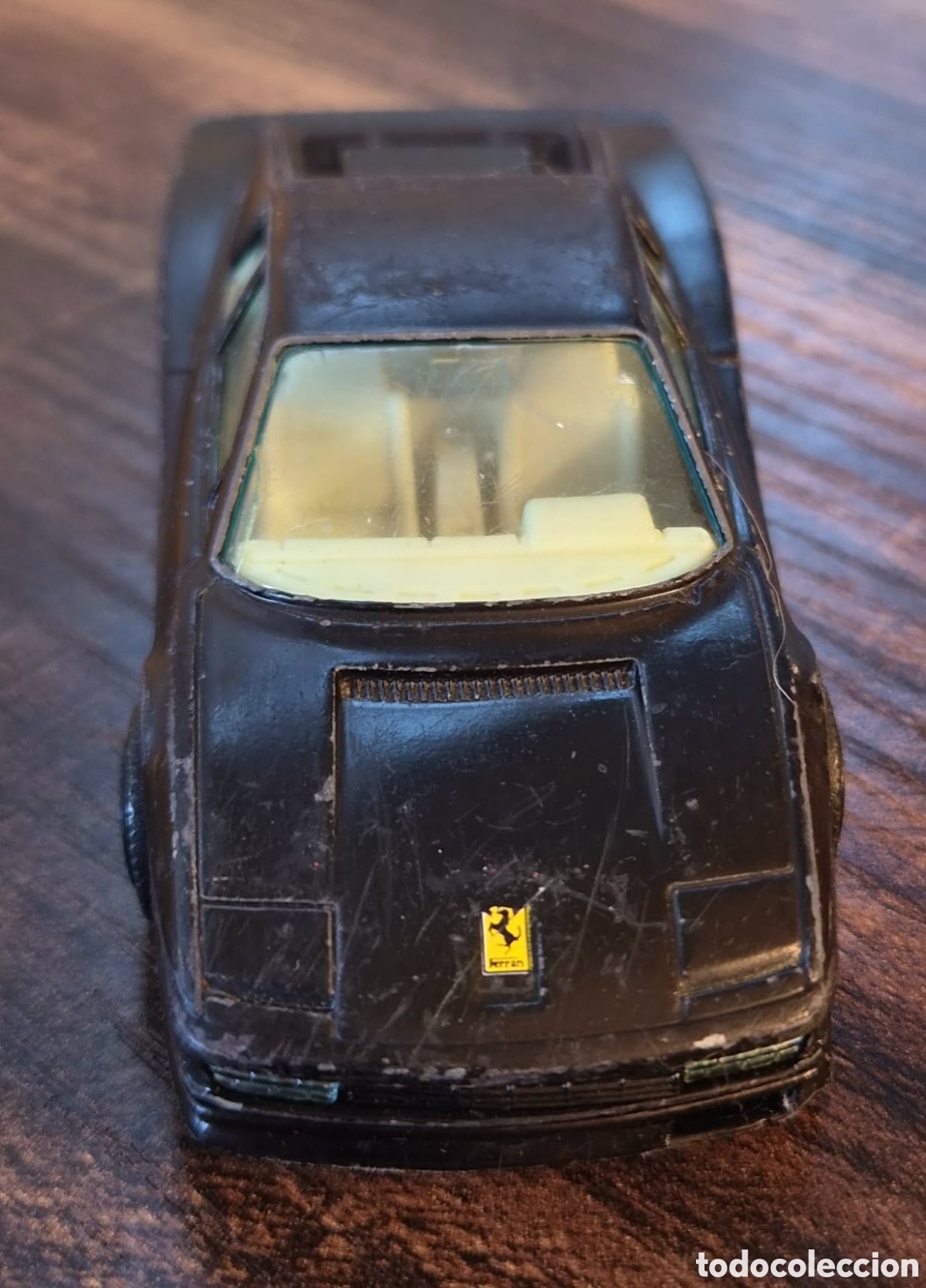 Coches a escala: Ferrari Testarossa Negro Bburago Escala 1/43 Made in Italy - Vintage