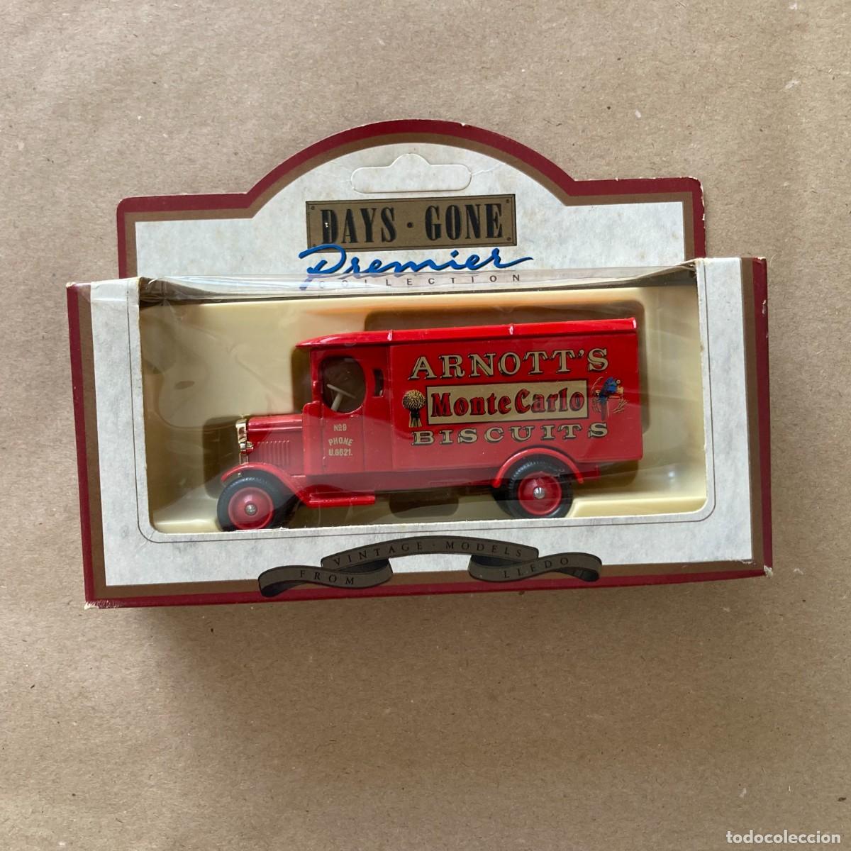 Coches a escala: CAMI&Oacute;N MORRIS 1931 ARNOTT'S MONTECARLO BISCUITS, DAYS GONE MARCA LLEDO LONDON 43013 MADE IN ENGLAND