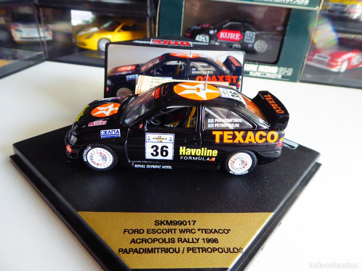 Coches a escala: 1/43 Vitesse Skid Ford Escort WRC Texaco Havoline #36 Acropolis Rally 1998 Papadimitriou
