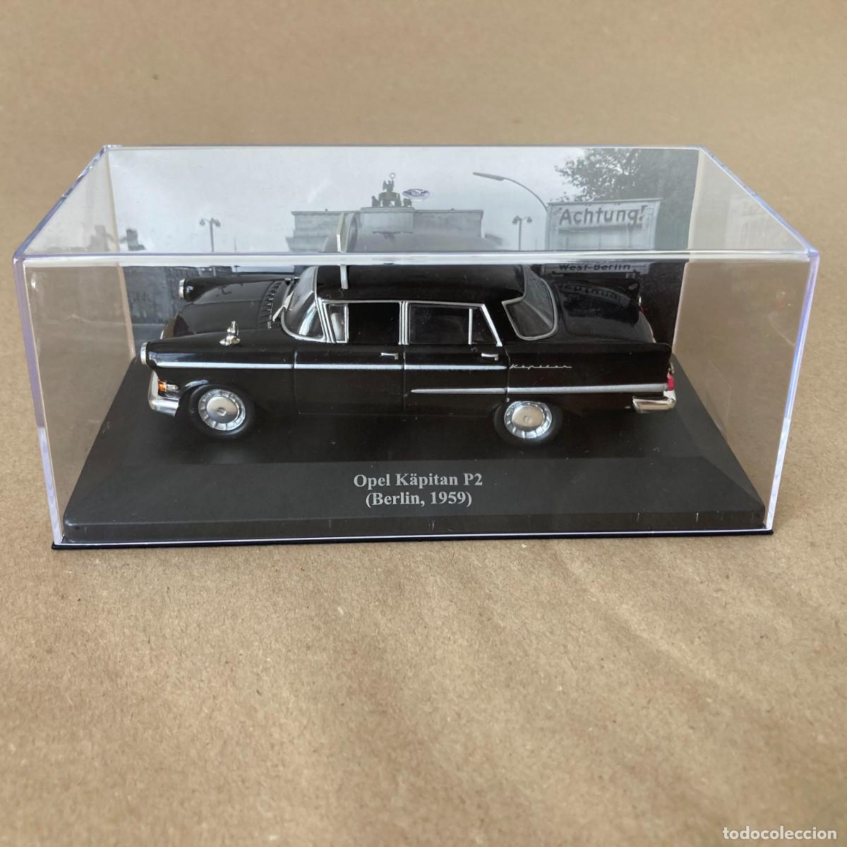 Coches a escala: COCHE COLECCCI&Oacute;N TAXIS DEL MUNDO, TAXI OPEL K&Auml;PITAN P2 BERLIN 1959 IXO ALTAYA, ESCALA 1/43