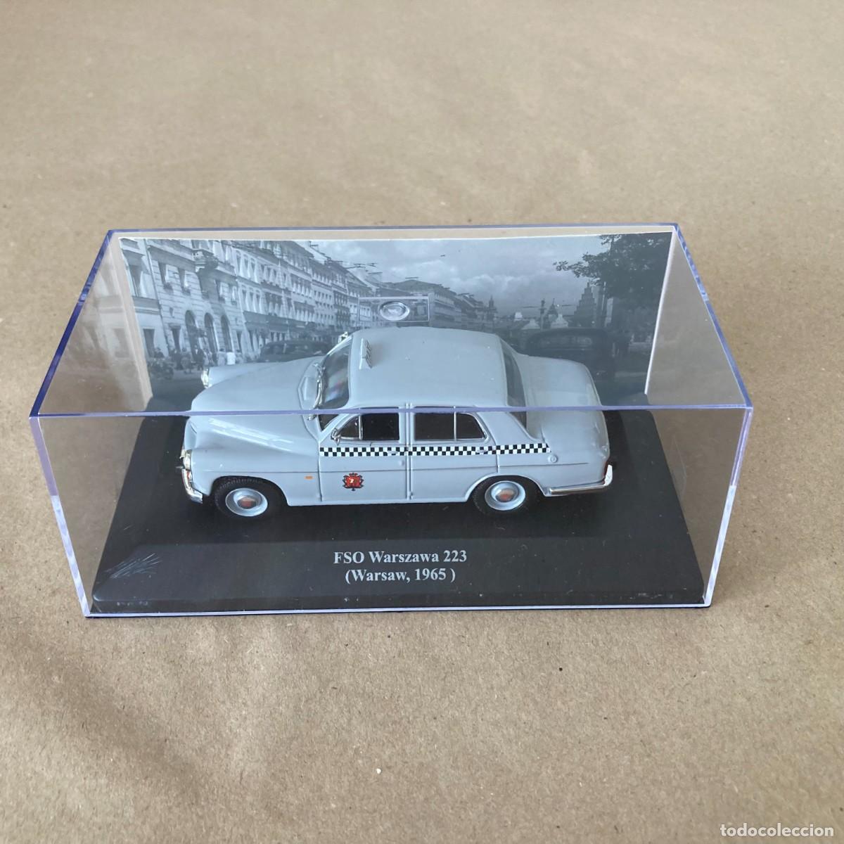 Coches a escala: COCHE COLECCCI&Oacute;N TAXIS DEL MUNDO, TAXI FSO WARSZAWA 223 WARSAW POLONIA 1965 IXO ALTAYA, ESCALA 1/43