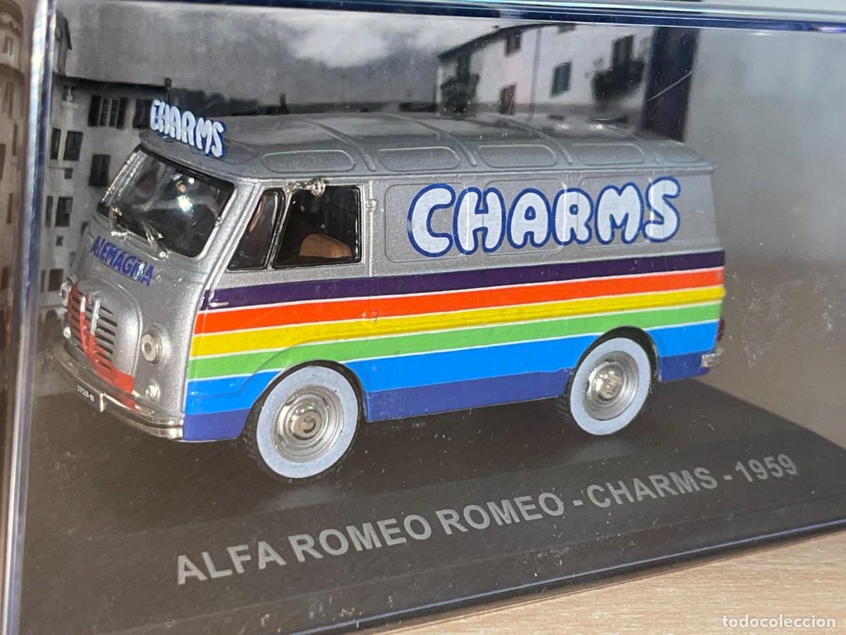 Coches a escala: Furgoneta ALFA ROMEO ROMEO CHARMS 1959 escala 1:43 die-cast metal car 1/43 arcoiris rainbow parade