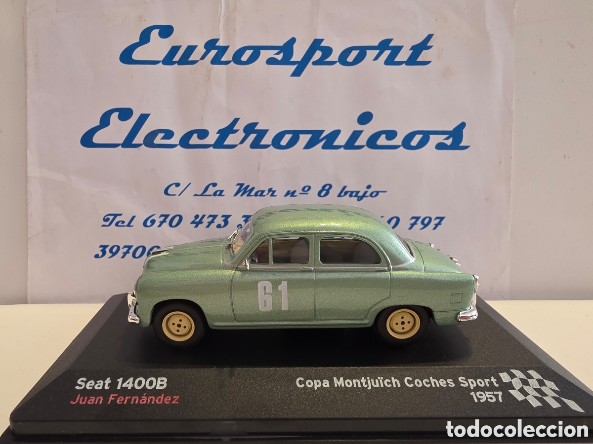Coches a escala: Seat 1400B Copa Montjuich escala 1/43