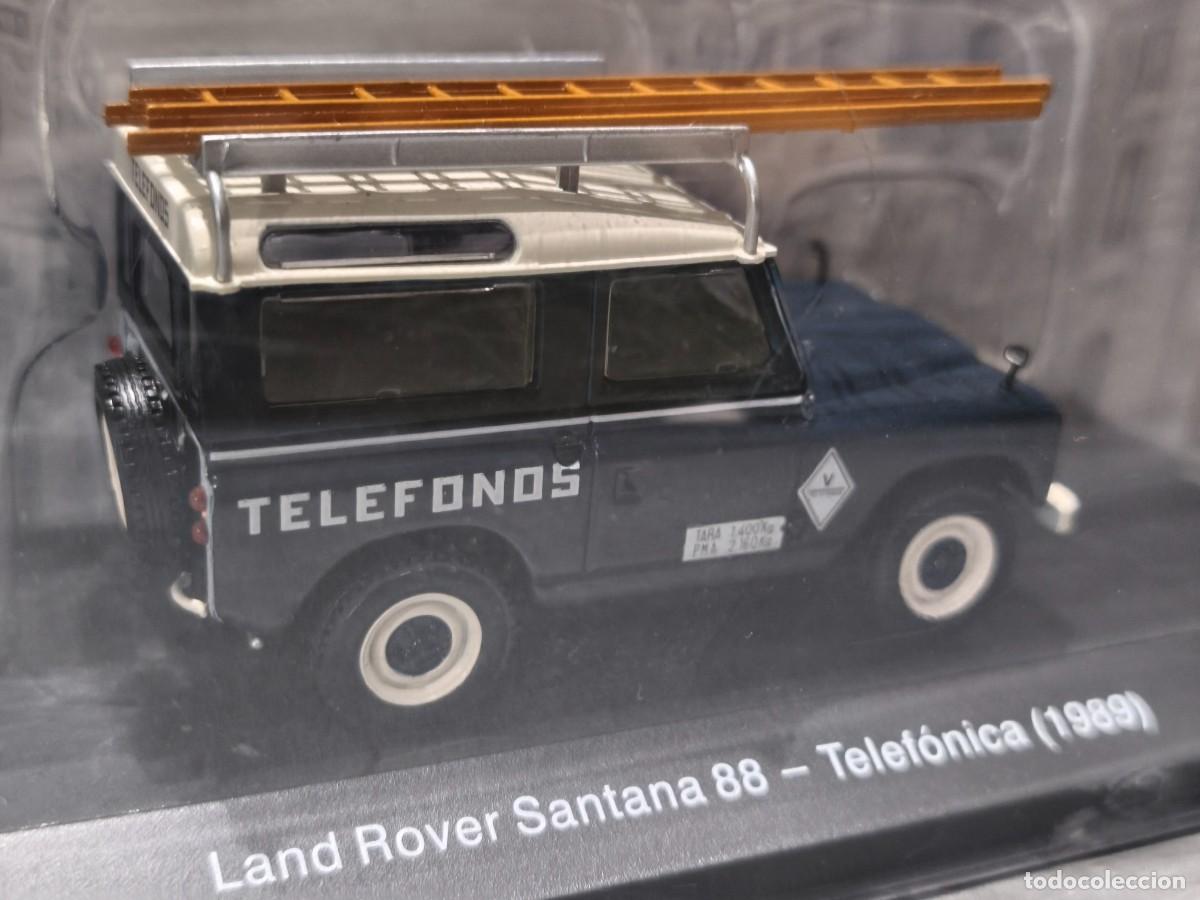 Coches a escala: Land Rover Santana 88. Telef&oacute;nica (1966) Escala 1/43. Salvat. Veh&iacute;culos de reparto y servicio.