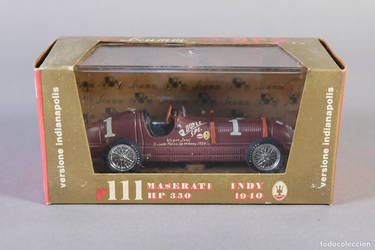 Coches a escala: R&eacute;plica coche Maserati HP 350 Indy 1940 - BRUMM escala 1:43 (r111) - en su caja original