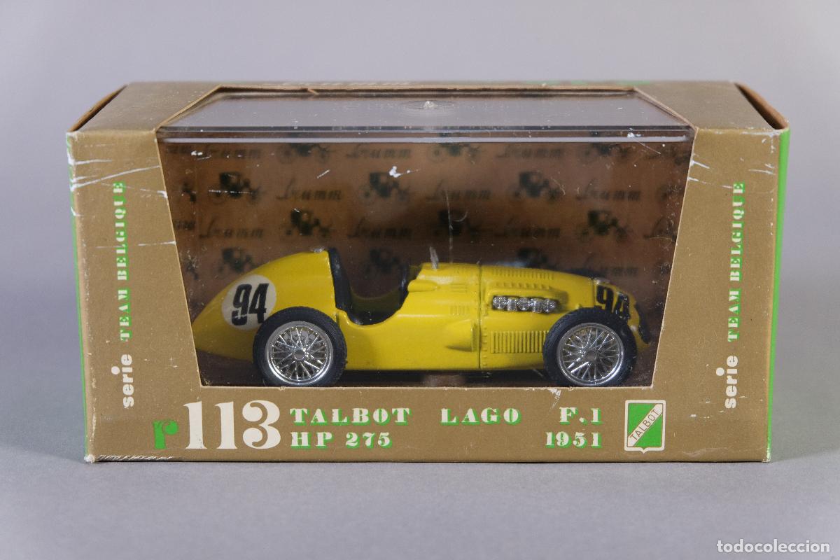 Coches a escala: R&eacute;plica coche Talbot Lago F.1 HP 275 1951 Team Belgique - BRUMM escala 1:43 (r113) - en su caja