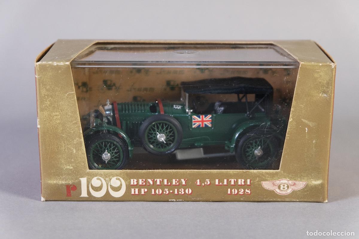 Coches a escala: R&eacute;plica coche Bentley 4,5 Litri HP 105-130 1928 - BRUMM escala 1:43 (r100) - en su caja