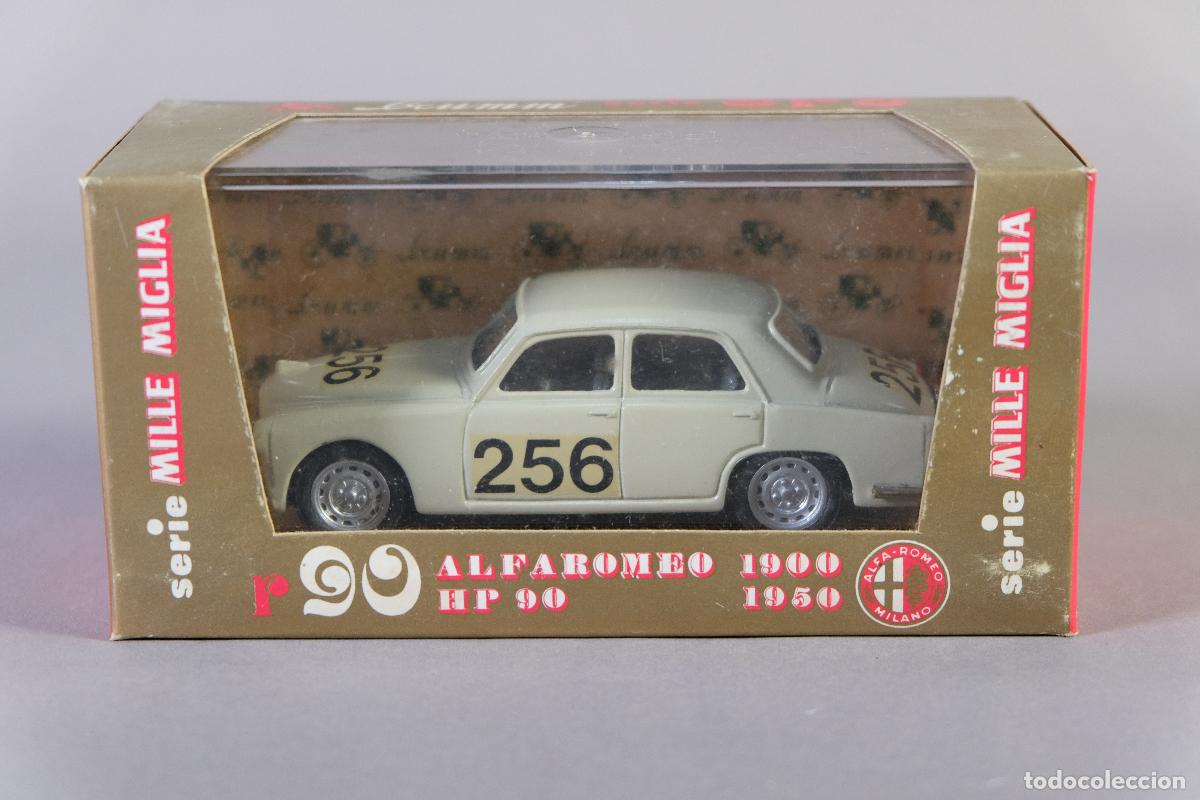Coches a escala: R&eacute;plica coche Alfa Romeo 1900 HP 90 1950 Serie Mille Miglia - BRUMM escala 1:43 (r90) - en su caja