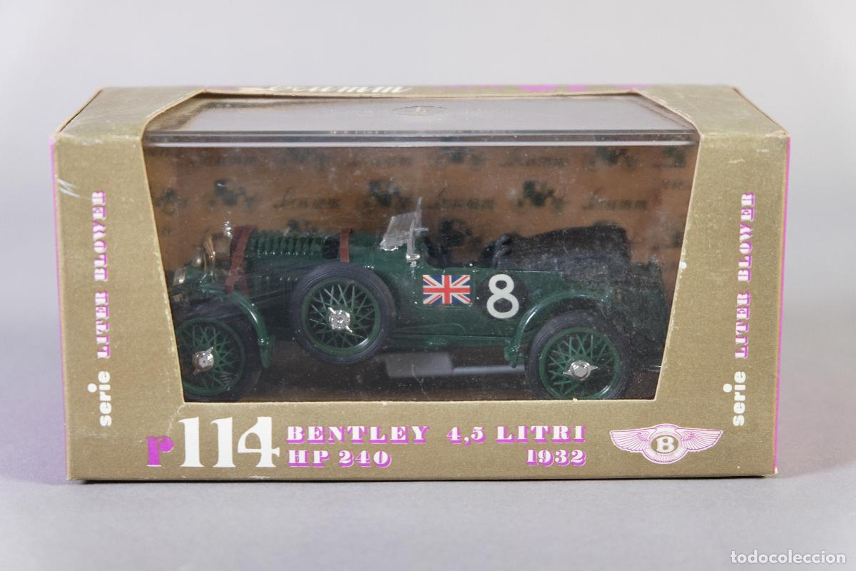Coches a escala: R&eacute;plica coche Bentley 4,5 Litri HP 240 1932 Serie Liter Blower - BRUMM escala 1:43 (r114)-en su caja
